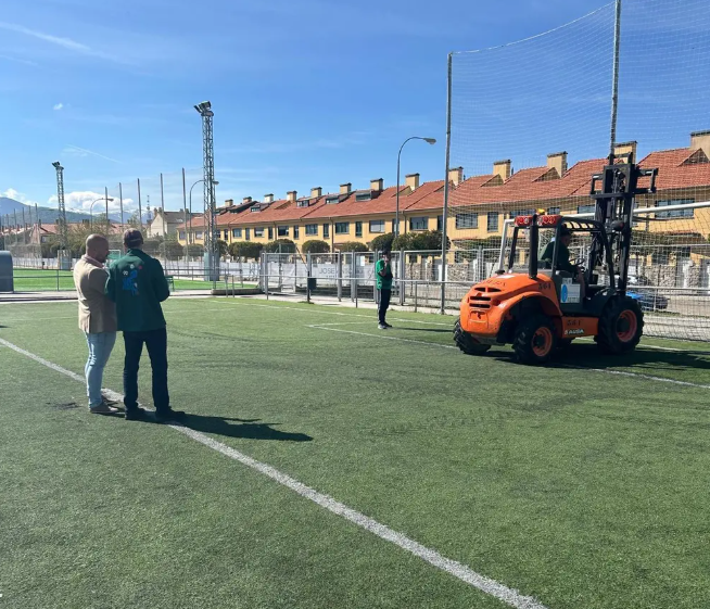 Comienza la reforma del campo de fútbol 7 de Nueva Segovia
